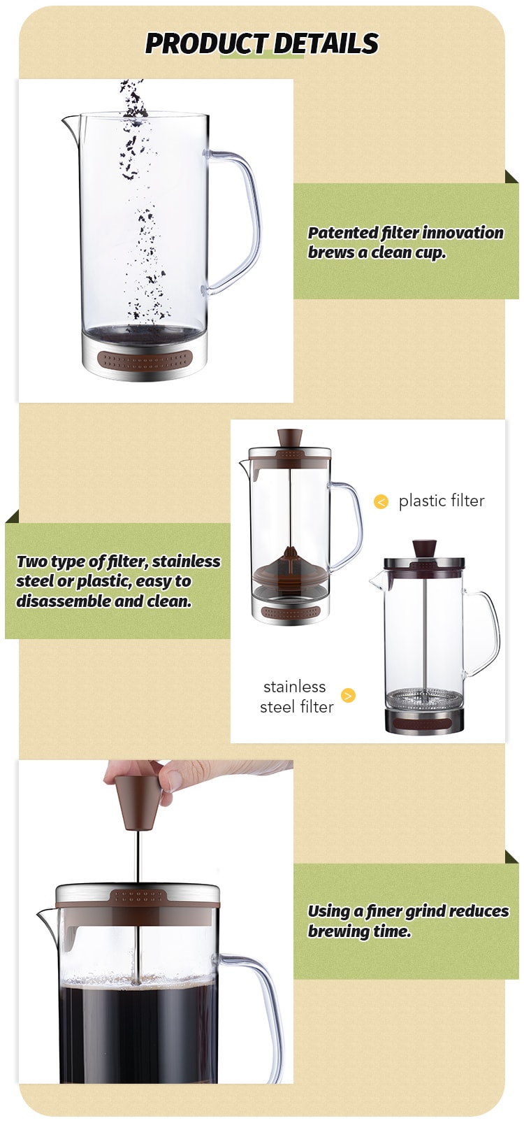 Glass Best Water Pitcher Protected Base #6850A001