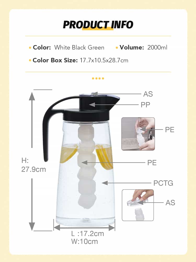 Water Pitcher Jug Plastic Crowd Sized product info
