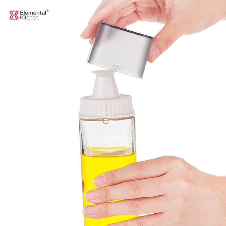 4 Pieces Condiment Set – Oil & Vinegar Non-Drip Spout #78762002