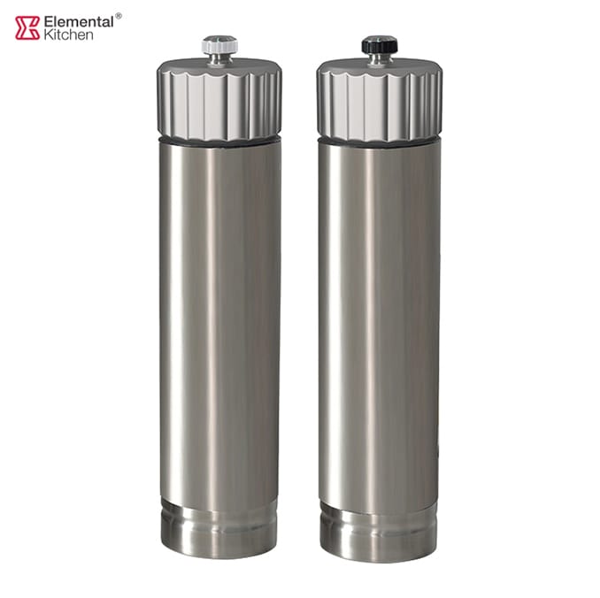 Stainless Steel Salt and Pepper Mill Attractively Finished #83580003