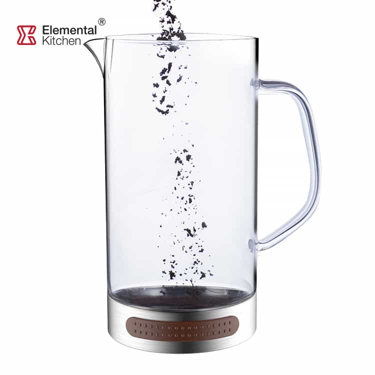 Glass Coffee French Press Stainless Steel Mechanism #68502002