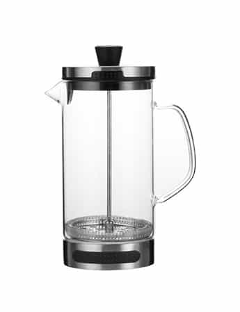 French Press Coffee Maker - Glass and Steel #68502002