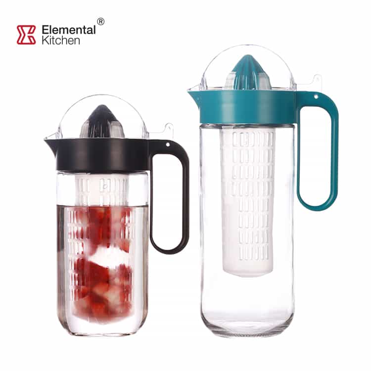 Glass Fruit Infuser Water Pitcher Multi-Function#68722003
