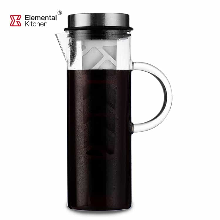 Glass Cold Brew Coffee Pitcher Two Filter System #69062001