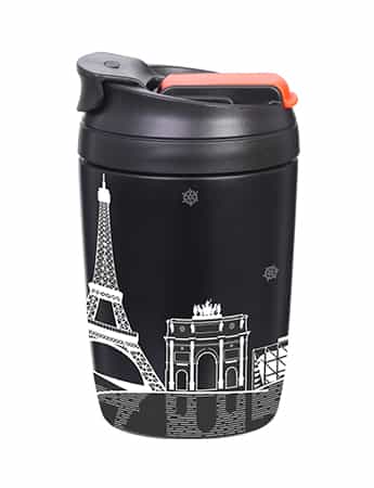 ALL-OCCASION STAINLESS STEEL TRAVEL MUG CITYSCAPES #6909100301