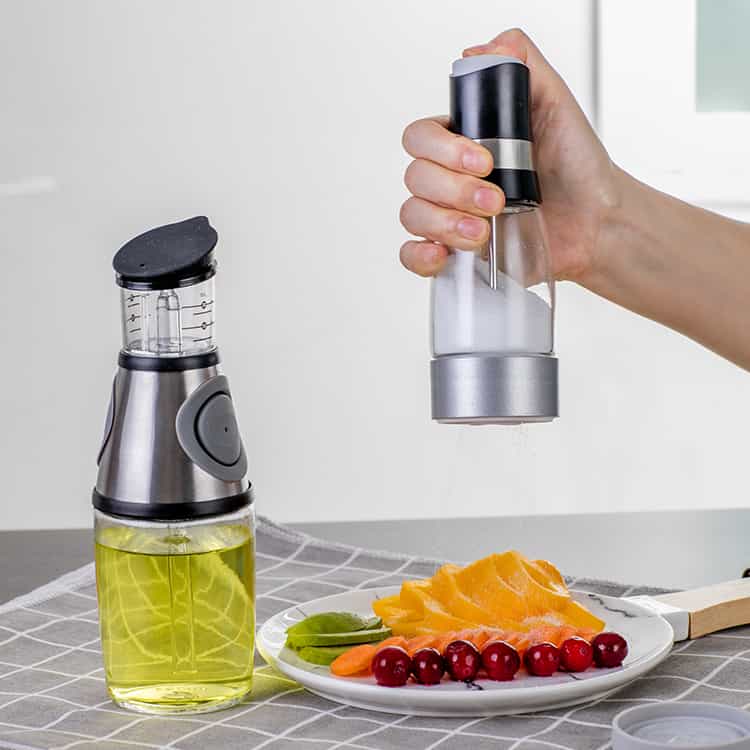Measured Sugar Dispenser Salt & Pepper Jar #7908a021
