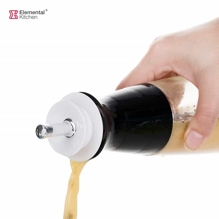 SALAD DRESSING BOTTLE – SWIRLER PULL AND POUR LID #7913