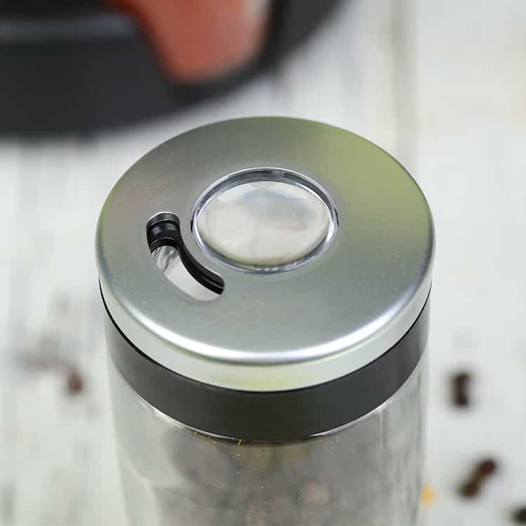 Glass Seasoning Container Set Magnifying Lid #79180004