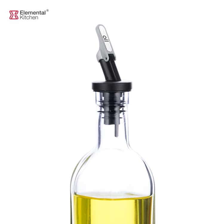 Oil & Vinegar Jar with Metal Rack – Flip & Seal Operation #792220041