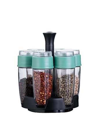 Glass Spice Jars with Magnifying Lid #79232005