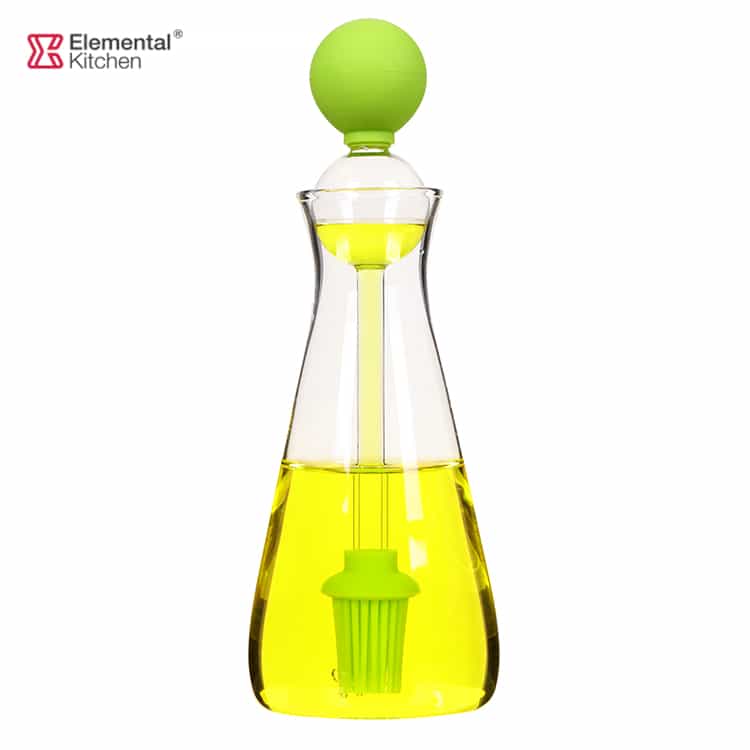 Glass Oil Dispenser with Silicone Brush #82984012
