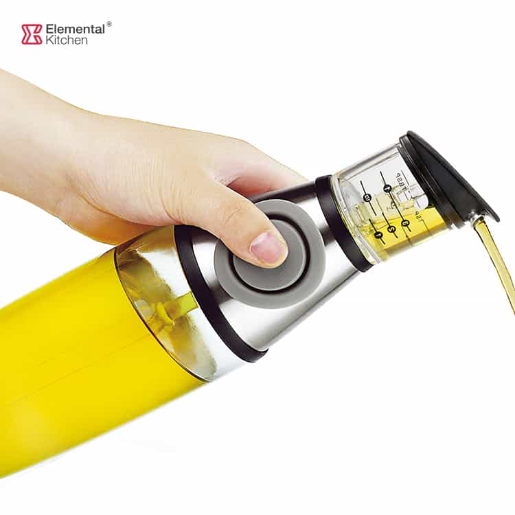 Glass Oil & Vinegar Bottle Measured Dispenser #8483742