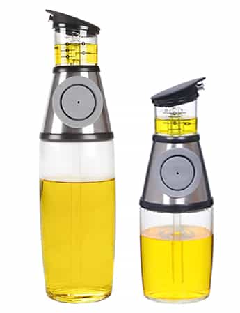 Glass Oil & Vinegar Bottle Measured Dispenser #8483742