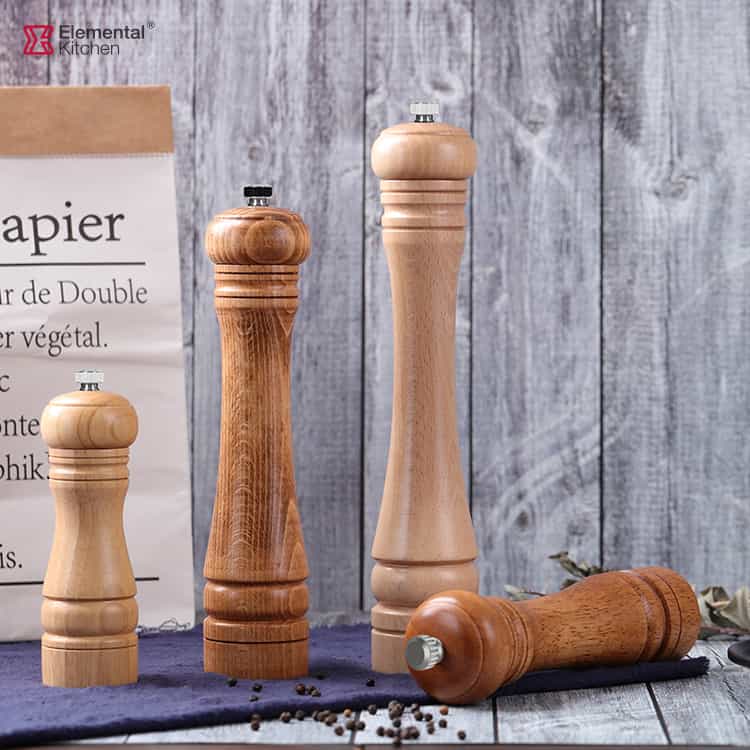 Wood Design Salt Pepper Grinder Set #8489900601
