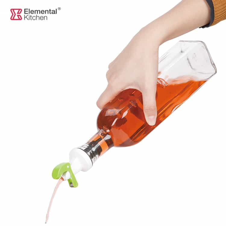 Oil & Vinegar Set Square Bottle – Gravity Lid #89042001