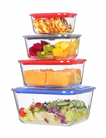 Heavy Duty Glass Meal Prep Containers Storage Dish Vacuum Seal #97582001