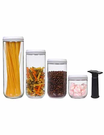 Glass Storage Jars with Lid Vacuum Seal #97751003
