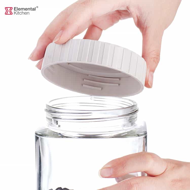 Glass Kitchen Jars with Measuring Lid #98391000
