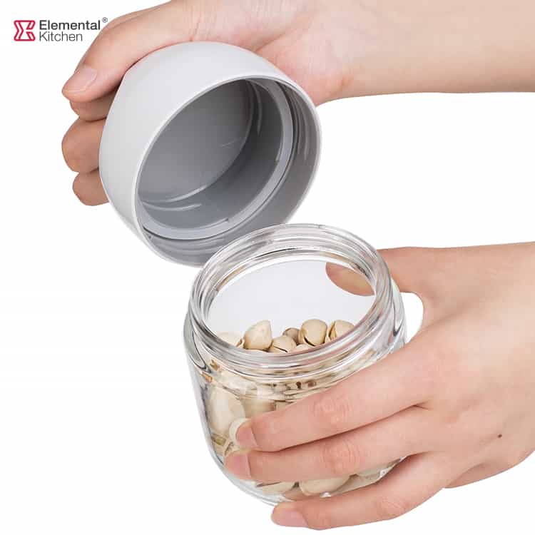 Glass Jars and Canisters with Convenient Carrying Handle #98751002