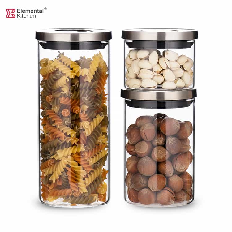 Glass Food Storage Jars Pressure Release #9877A00001