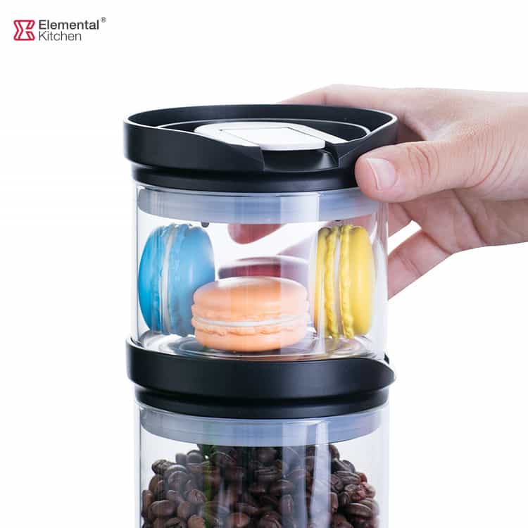 Borosilicate Glass Storage Containers Flip Tab Ring Seal #99082000