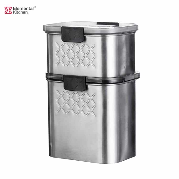 Stainless Steel Storage Containers Easy View #99152001