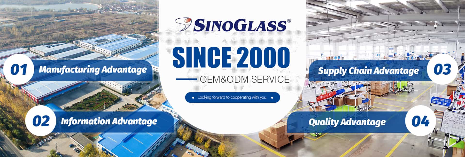 SinoGlass Housewares Co.,Ltd manufacturer of kitchenware and drinkware