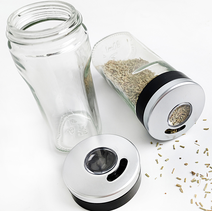 Glass Salt and Pepper Shakers – Magnifying Lid #79180001