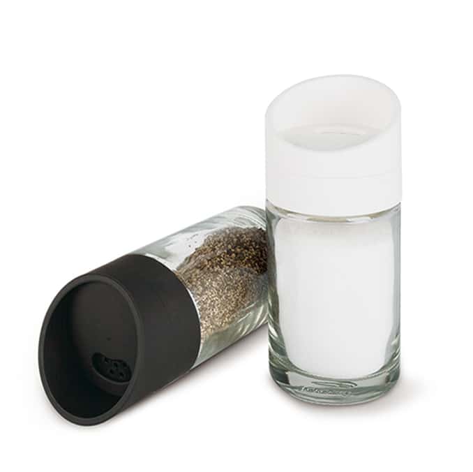 Glass Salt and Pepper Shakers Set – Oblique Lid #86981002