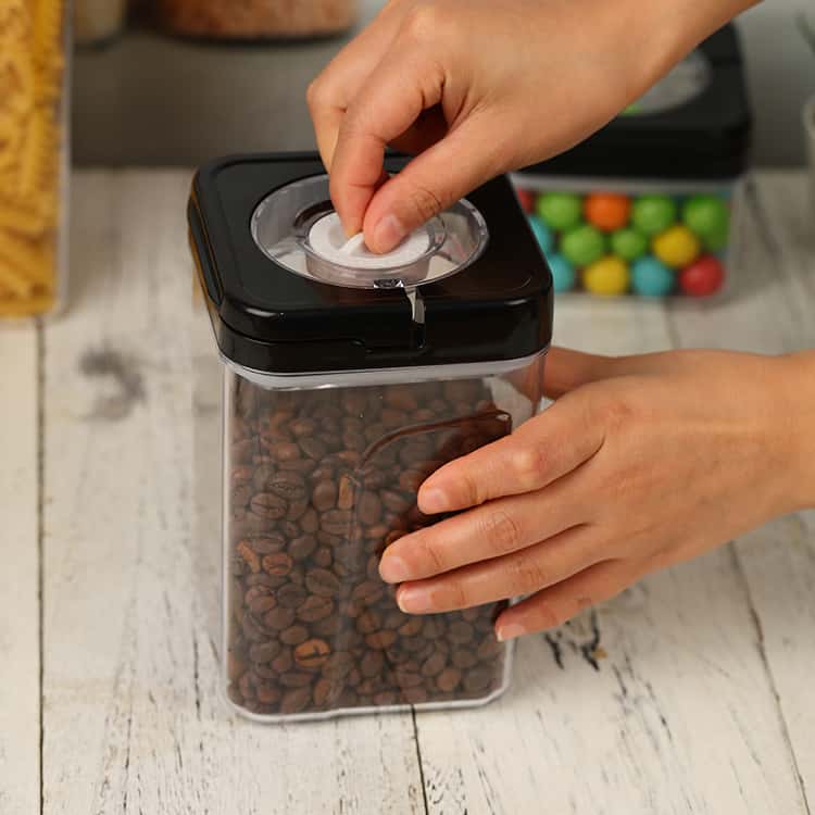 Tritan Plastic Food Storage Containers Square Save-The-Date Lid Airtight #99262011