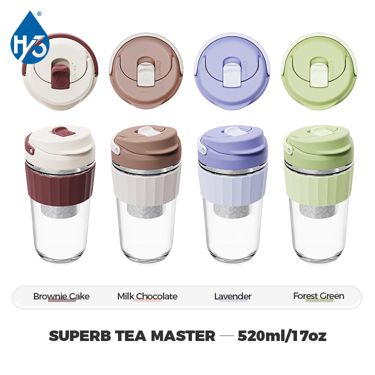 Superb Two Refreshing Options Glass Mug with Filter #69551022
