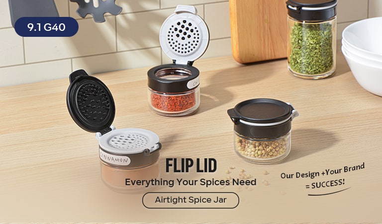 Ambiente-spice rack with jars